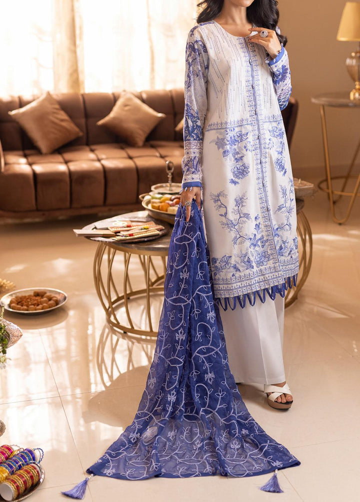 Shades of Festive By Salitex Embroidered Lawn Suits Unstitched 3 Piece ST22SF WK-01016UT - Eid Collection