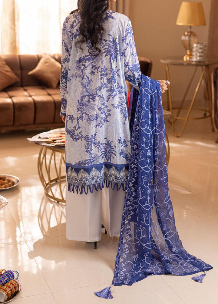 Shades of Festive By Salitex Embroidered Lawn Suits Unstitched 3 Piece ST22SF WK-01016UT - Eid Collection