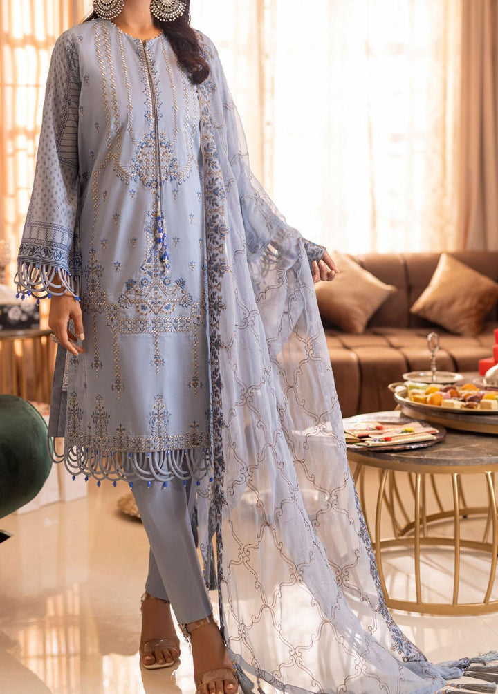 Shades of Festive By Salitex Embroidered Lawn Suits Unstitched 3 Piece ST22SF WK-01018UT - Eid Collection