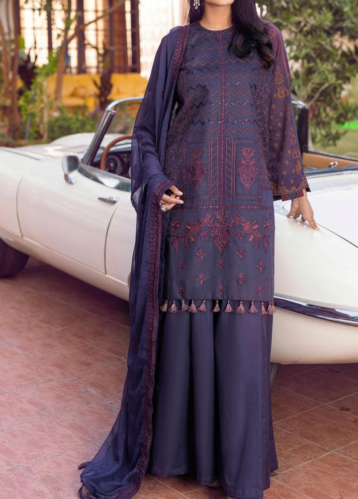 Shades of Festive By Salitex Embroidered Lawn Suits Unstitched 3 Piece ST22SF WK-01020UT - Eid Collection