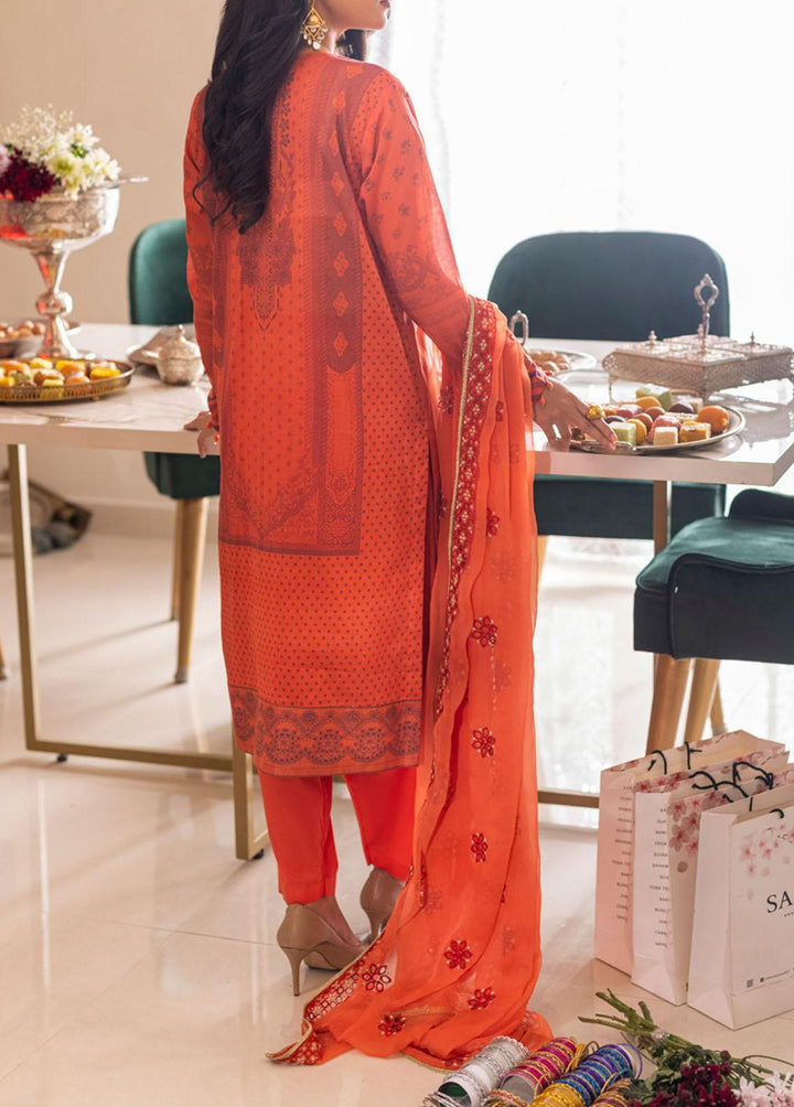 Shades of Festive By Salitex Embroidered Lawn Suits Unstitched 3 Piece ST22SF WK-01021UT - Eid Collection