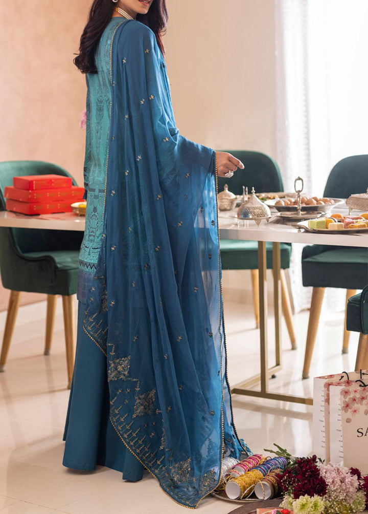 Shades of Festive By Salitex Embroidered Lawn Suits Unstitched 3 Piece ST22SF WK-01023UT - Eid Collection