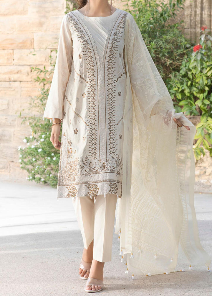 Salitex Embroidered Jacquard Suits Unstitched 3 Piece ST21SJ 00740 - Summer Collection