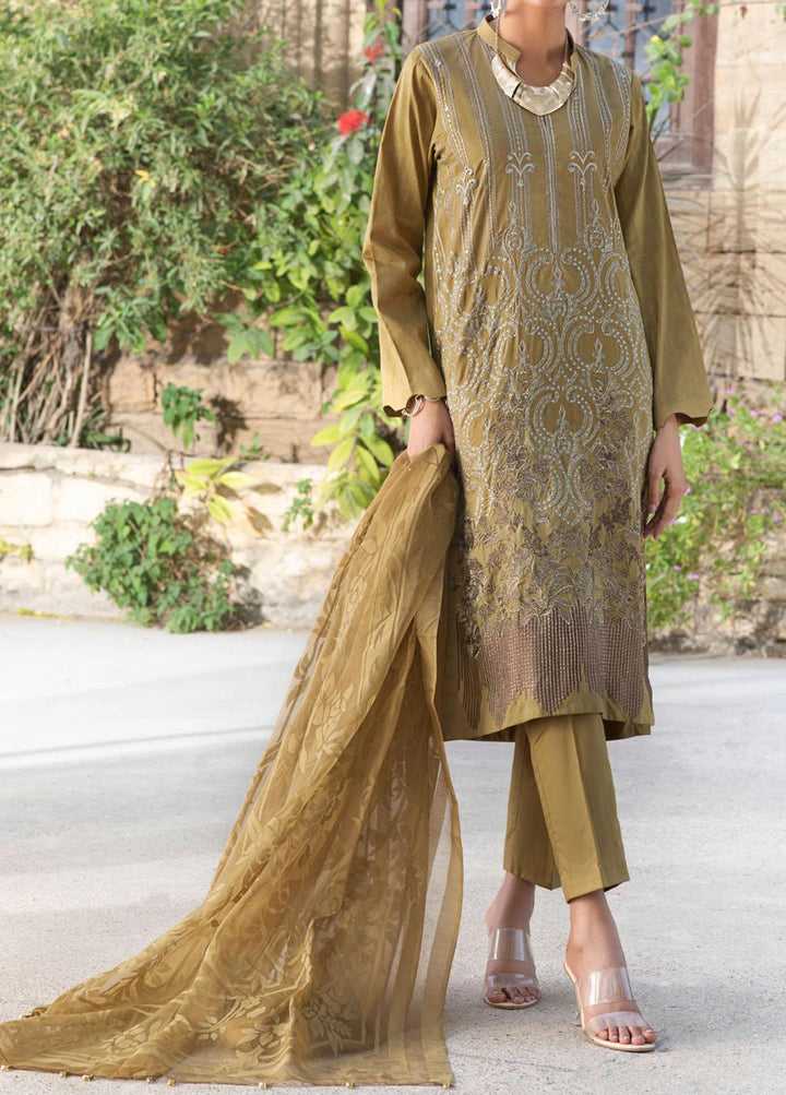 Salitex Embroidered Jacquard Suits Unstitched 3 Piece ST21SJ 00741 - Summer Collection