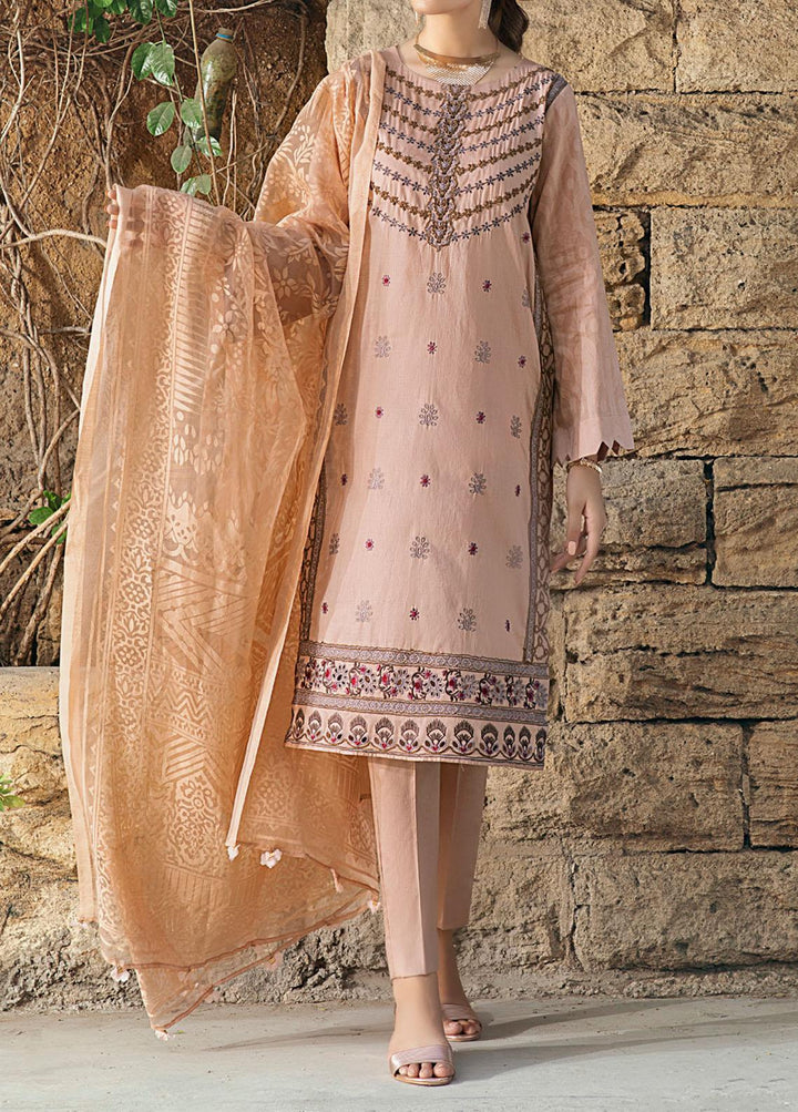Salitex Embroidered Jacquard Suits Unstitched 3 Piece ST21SJ 00742 - Summer Collection