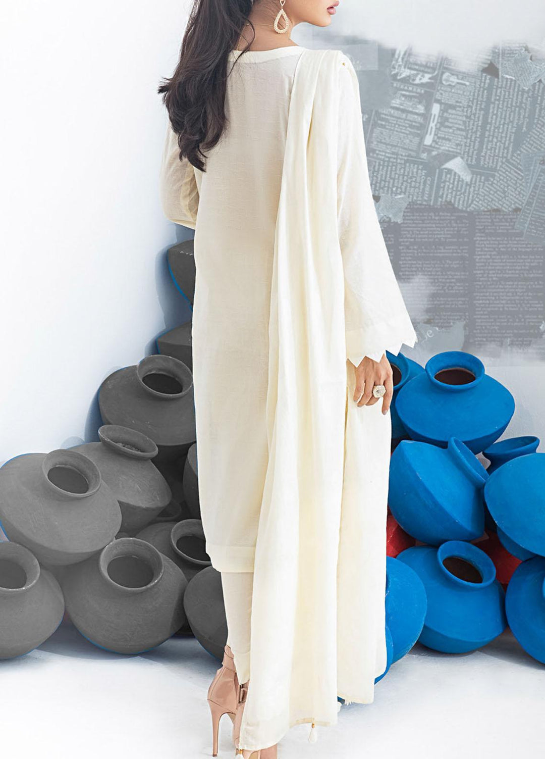 Salitex Embroidered Jacquard Suits Unstitched 3 Piece SL21SS WK-00769 - Winter Collection