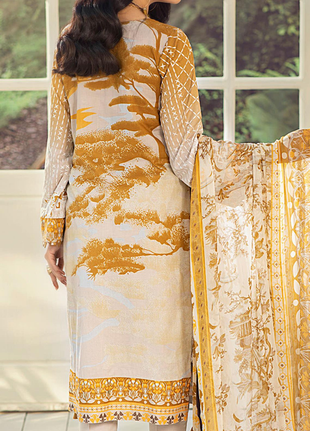 Salitex Embroidered Lawn Suits Unstitched 3 Piece ST21SK WK-00536-B - Summer Collection