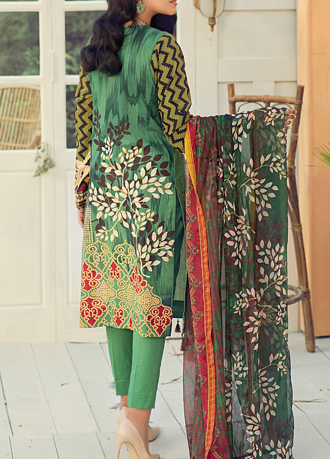 Salitex Embroidered Lawn Suits Unstitched 3 Piece ST21SK WK-00537-A - Summer Collection