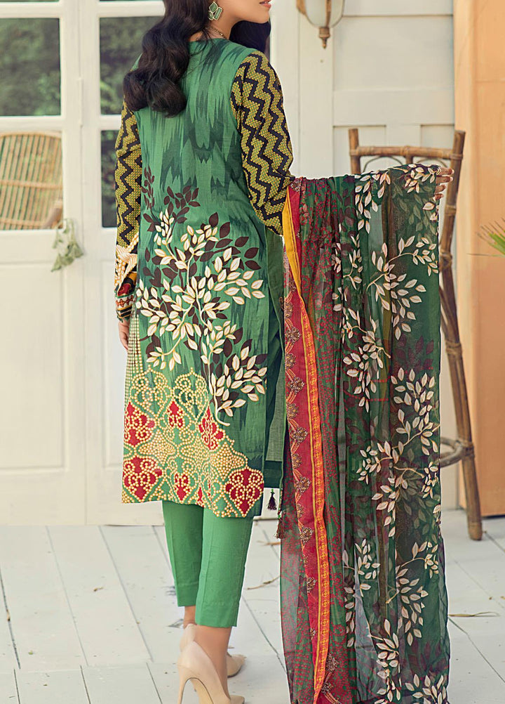 Salitex Embroidered Lawn Suits Unstitched 3 Piece ST21SK WK-00537-A - Summer Collection
