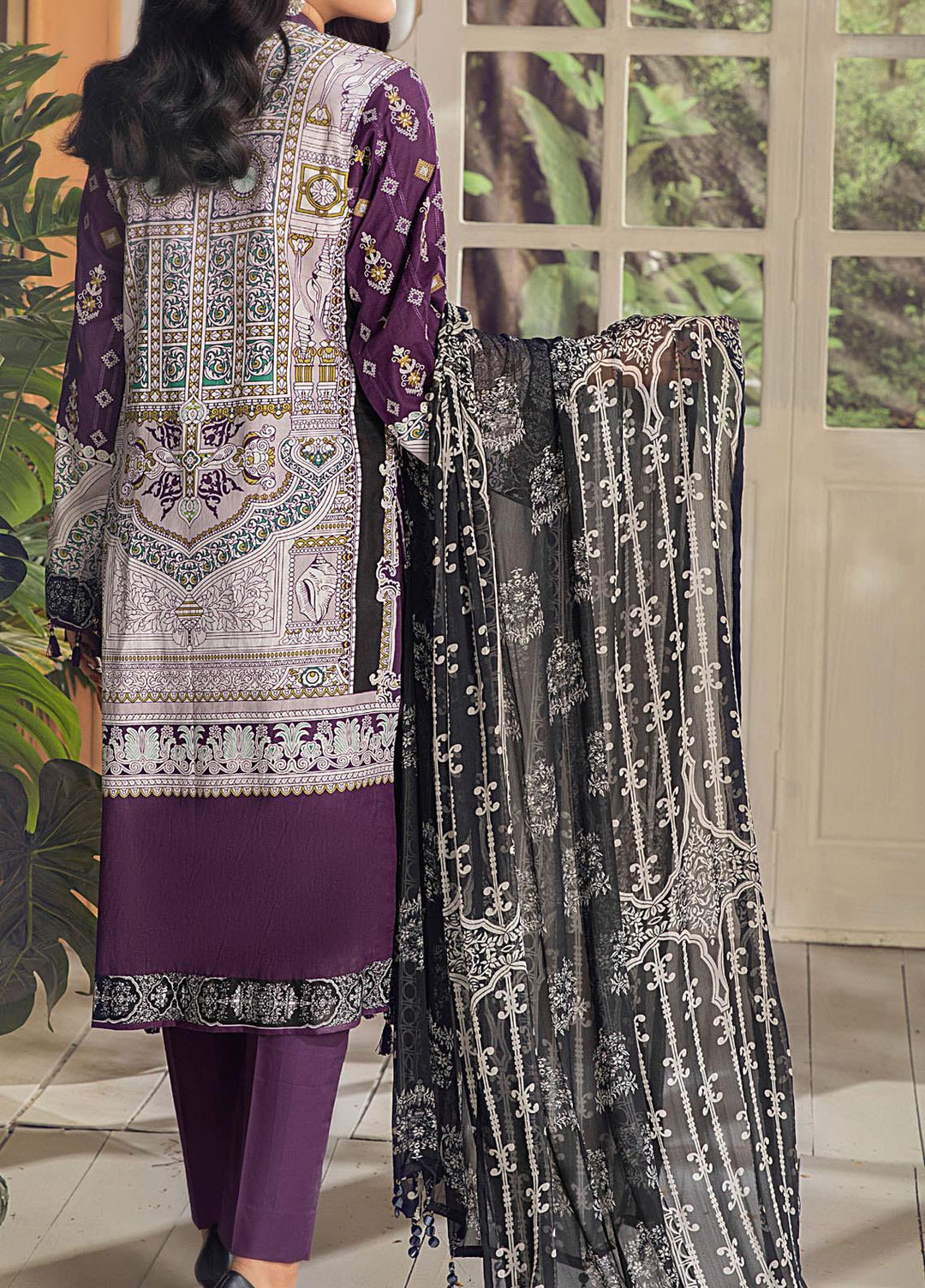 Salitex Embroidered Lawn Suits Unstitched 3 Piece ST21SK WK-00540-A - Summer Collection