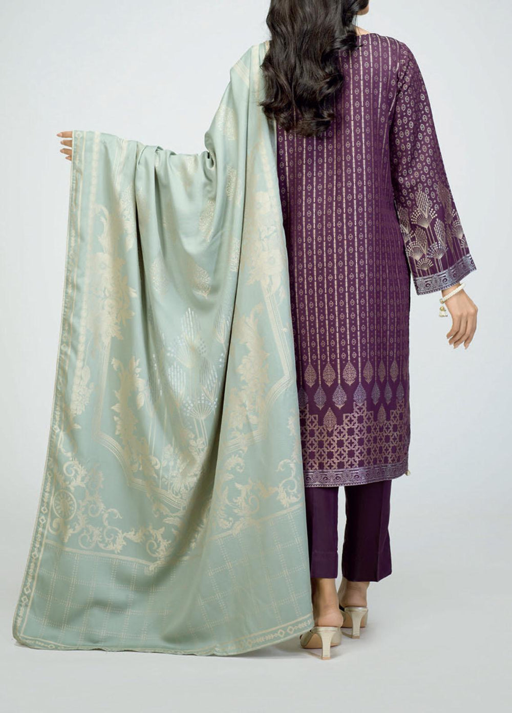 Salitex Viscose Jacquard Suits Unstitched 3 Piece SL21VJ-2 WK-00858 - Winter Collection