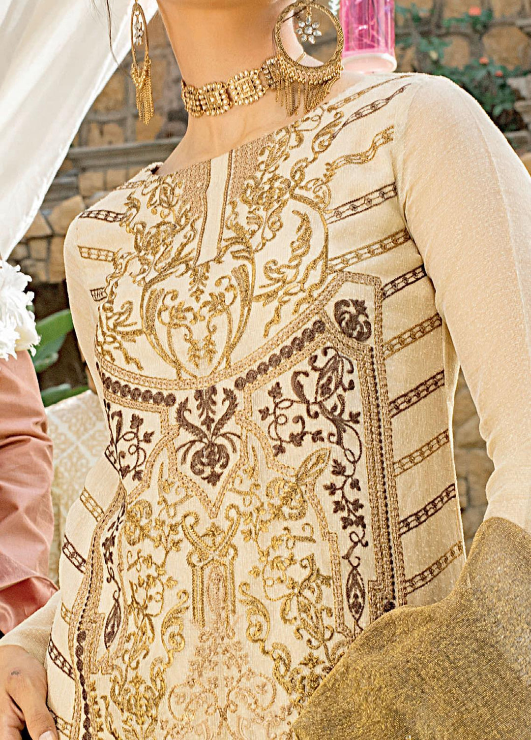 Salitex Embroidered Jacquard Suits Unstitched 3 Piece ST21VE WK-00655 - Luxury Collection