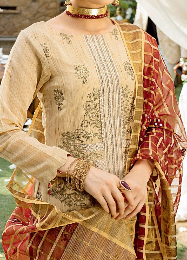 Salitex Embroidered Jacquard Suits Unstitched 3 Piece ST21VE WK-00656 - Luxury Collection