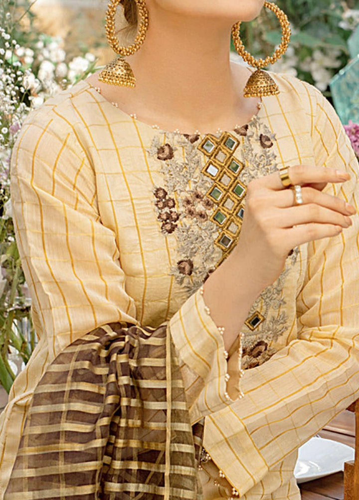 Salitex Embroidered Jacquard Suits Unstitched 3 Piece ST21VE WK-00658 - Luxury Collection