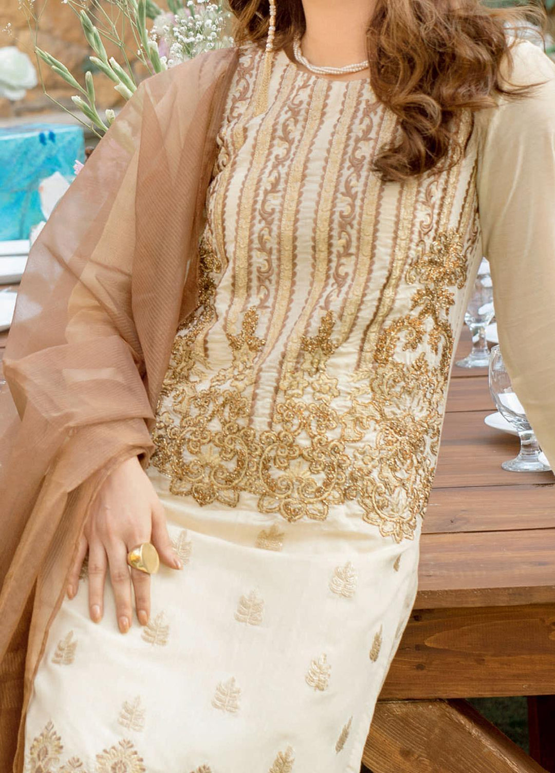 Salitex Embroidered Jacquard Suits Unstitched 3 Piece ST21VE WK-00659 - Luxury Collection