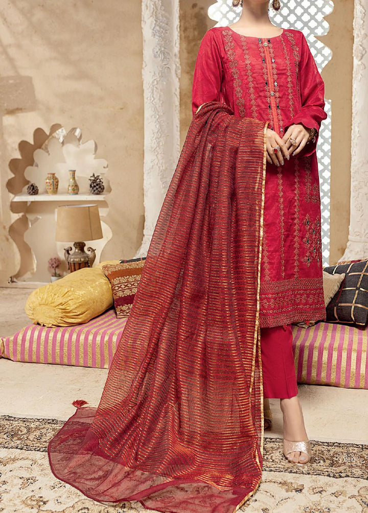 Zavish By Salitex Embroidered Lawn Suits Unstitched 3 Piece ST22Z WK-00959UT - Luxury Collection