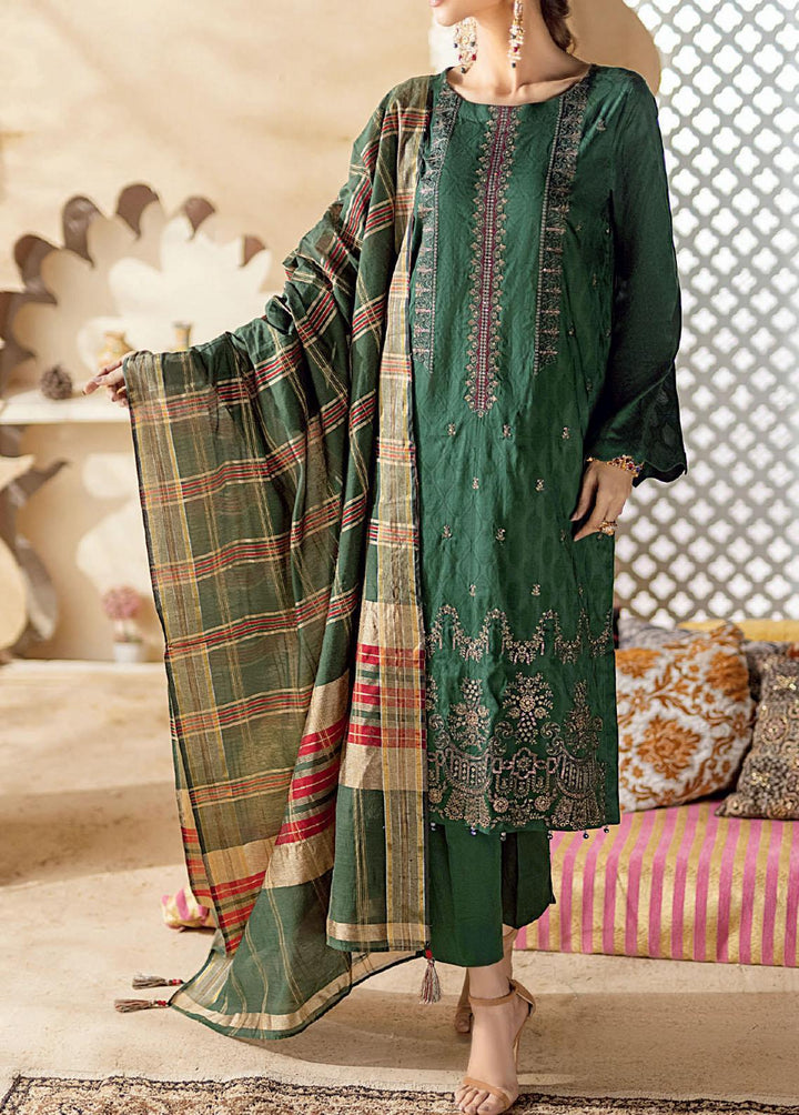 Zavish By Salitex Embroidered Lawn Suits Unstitched 3 Piece ST22Z WK-00961UT - Luxury Collection