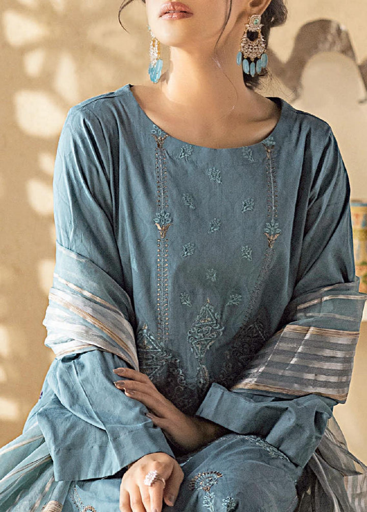 Zavish By Salitex Embroidered Lawn Suits Unstitched 3 Piece ST22Z WK-00965UT - Luxury Collection
