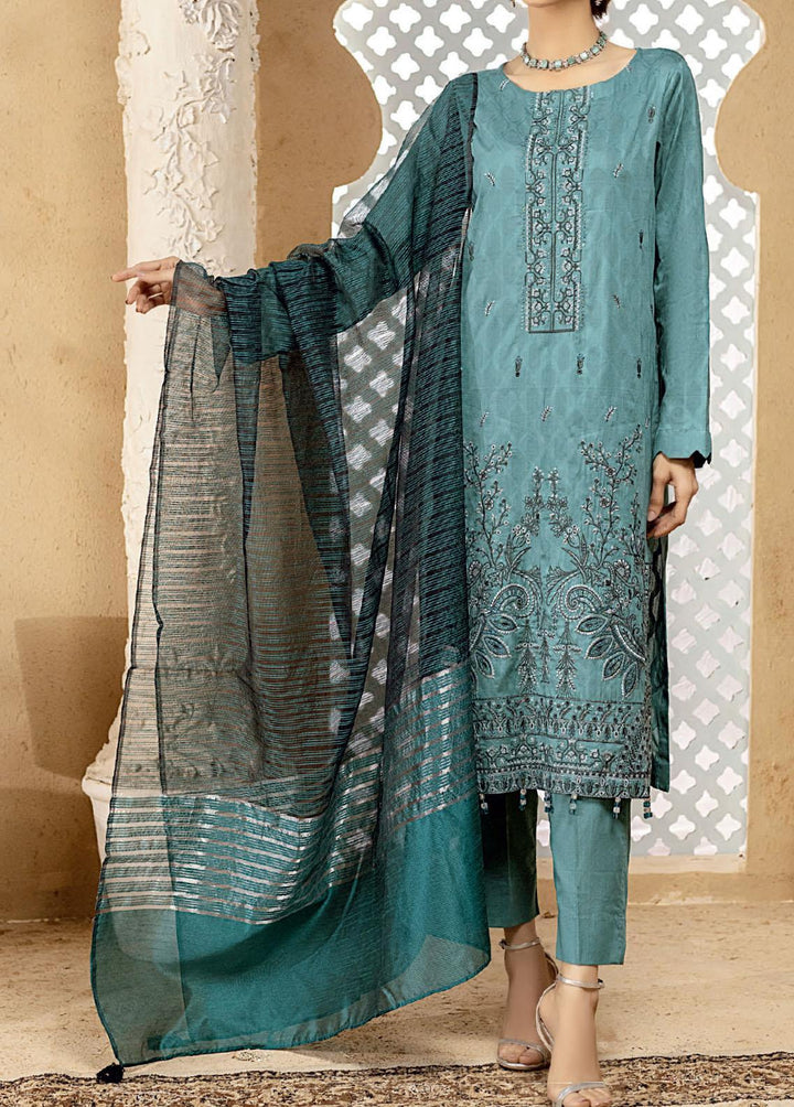 Zavish By Salitex Embroidered Lawn Suits Unstitched 3 Piece ST22Z WK-00966UT - Luxury Collection