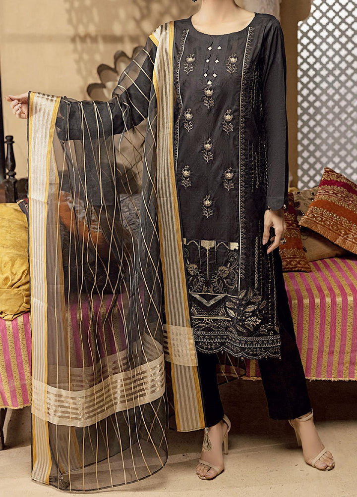 Zavish By Salitex Embroidered Lawn Suits Unstitched 3 Piece ST22Z WK-00968UT - Luxury Collection