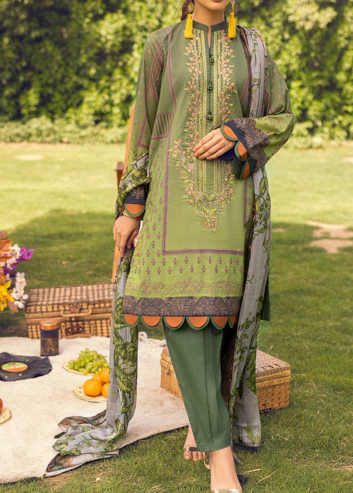 Zure By Salitex Embroidered Lawn Suits Unstitched 3 Piece ST22L WK-01032AUT - Summer Collection