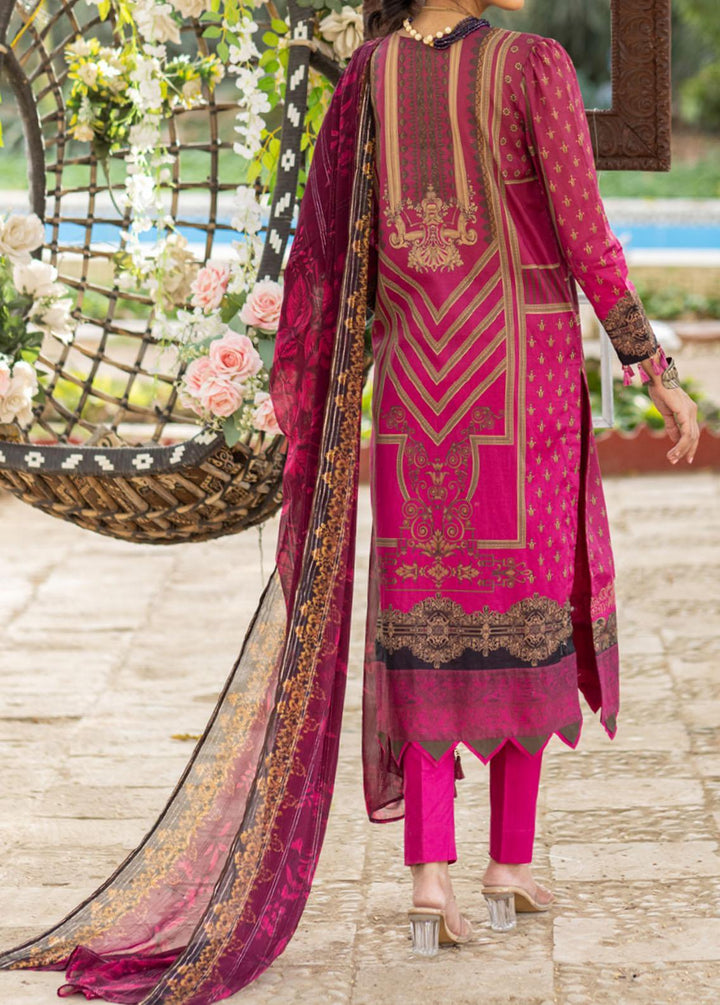 Zure By Salitex Embroidered Lawn Suits Unstitched 3 Piece ST22L WK-01032BUT - Summer Collection