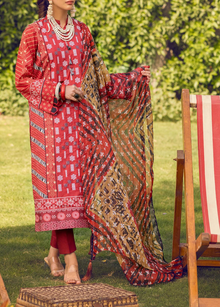 Zure By Salitex Embroidered Lawn Suits Unstitched 3 Piece ST22L WK-01034AUT - Summer Collection