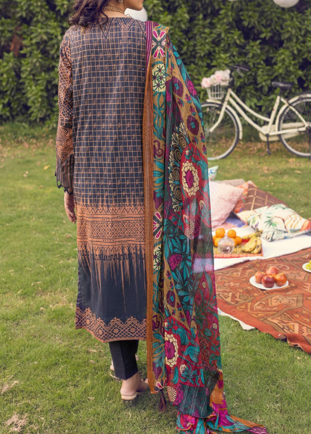 Zure By Salitex Embroidered Lawn Suits Unstitched 3 Piece ST22L WK-01036BUT - Summer Collection