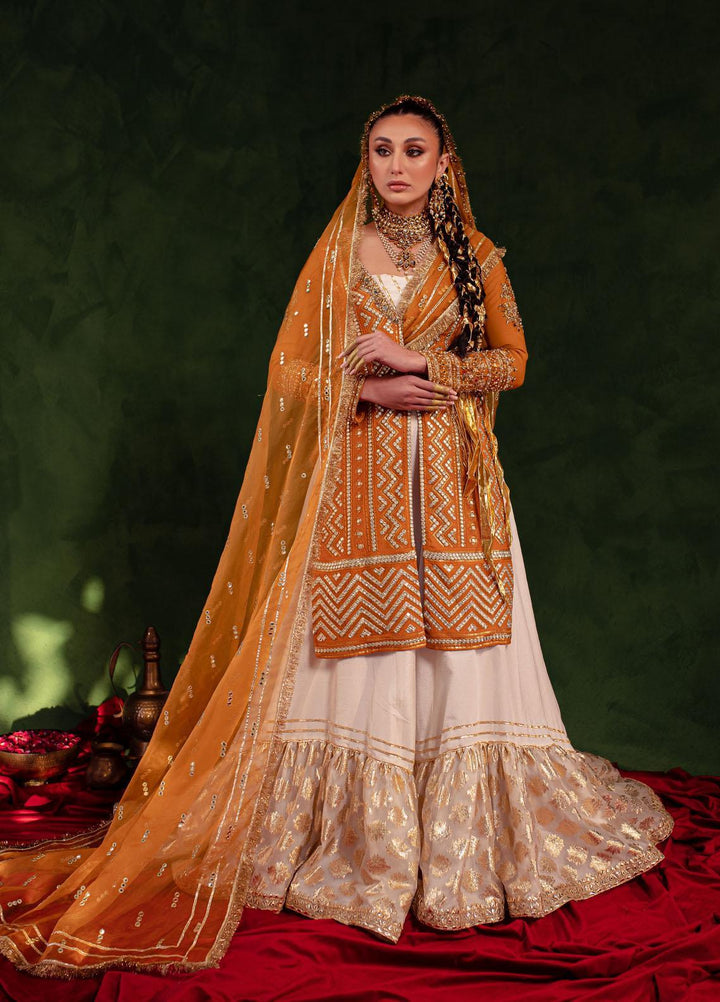 Maria Osama Khan Luxury Pret  Silk 3 Piece Dress MOK23SSF HIJR