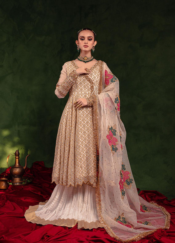 Maria Osama Khan Luxury Pret  Chiffon 3 Piece Dress MOK23SSF FALSAFA