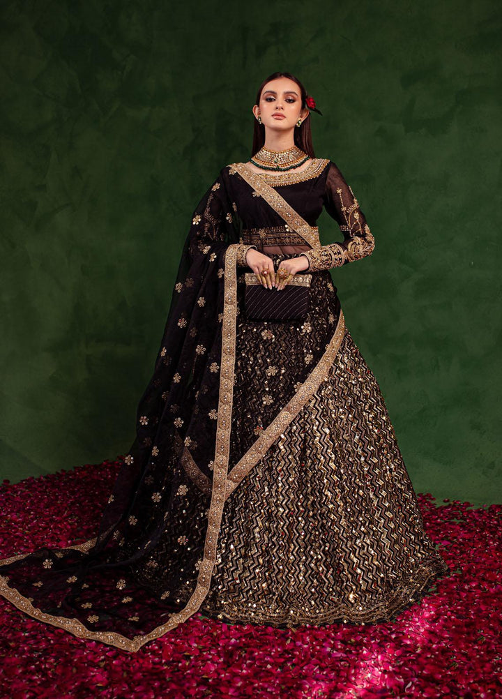 Maria Osama Khan Luxury Pret  Chiffon 3 Piece Dress MOK23SSF RAQS