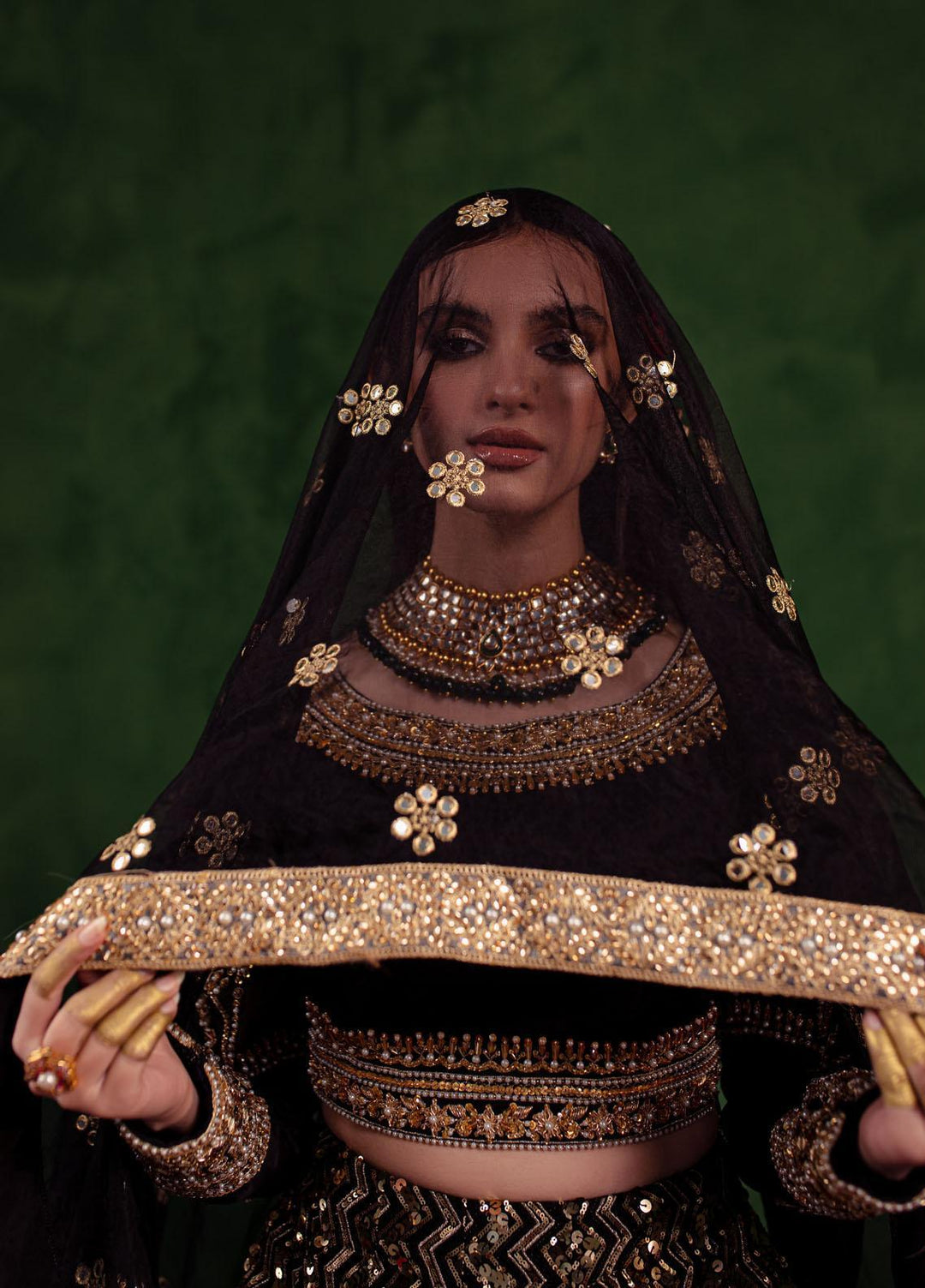 Maria Osama Khan Luxury Pret  Chiffon 3 Piece Dress MOK23SSF RAQS