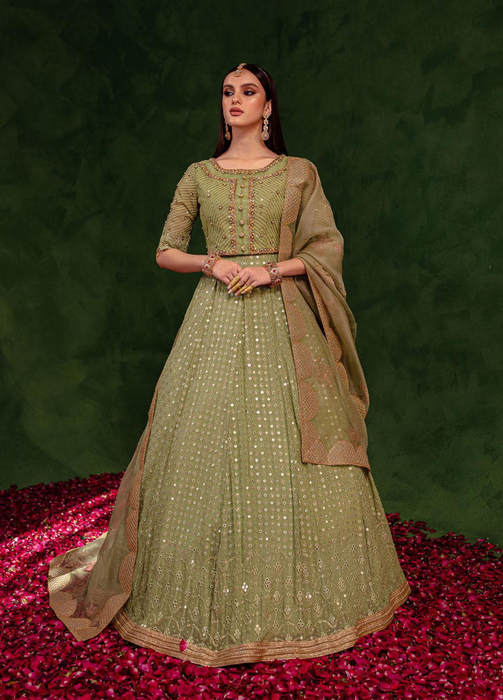 Maria Osama Khan Luxury Pret  Jacquard 3 Piece Dress MOK23SSF Paras