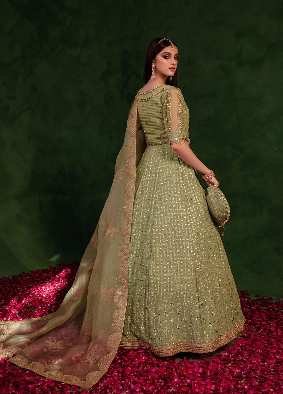 Maria Osama Khan Luxury Pret  Jacquard 3 Piece Dress MOK23SSF Paras