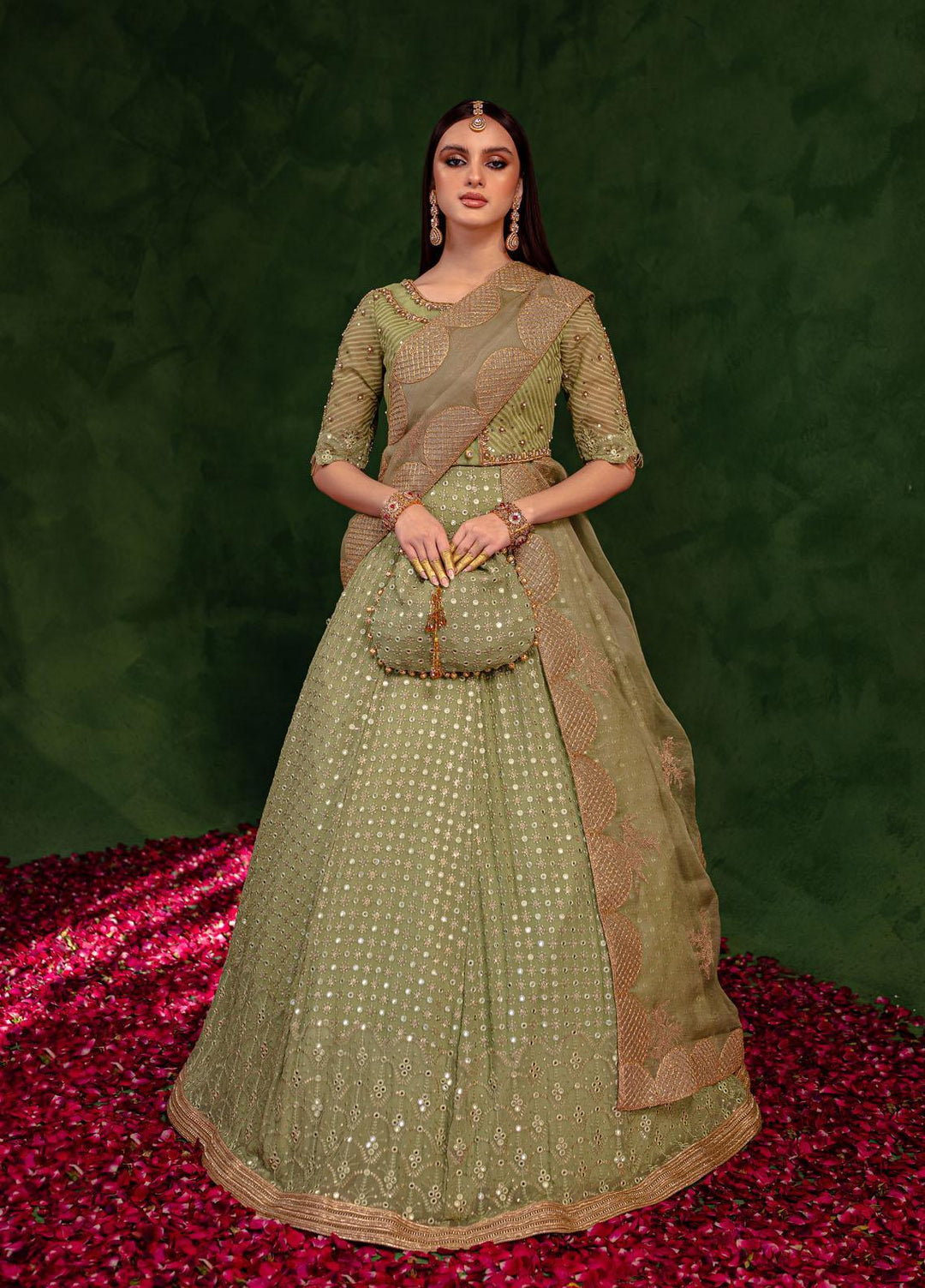 Maria Osama Khan Luxury Pret  Jacquard 3 Piece Dress MOK23SSF Paras