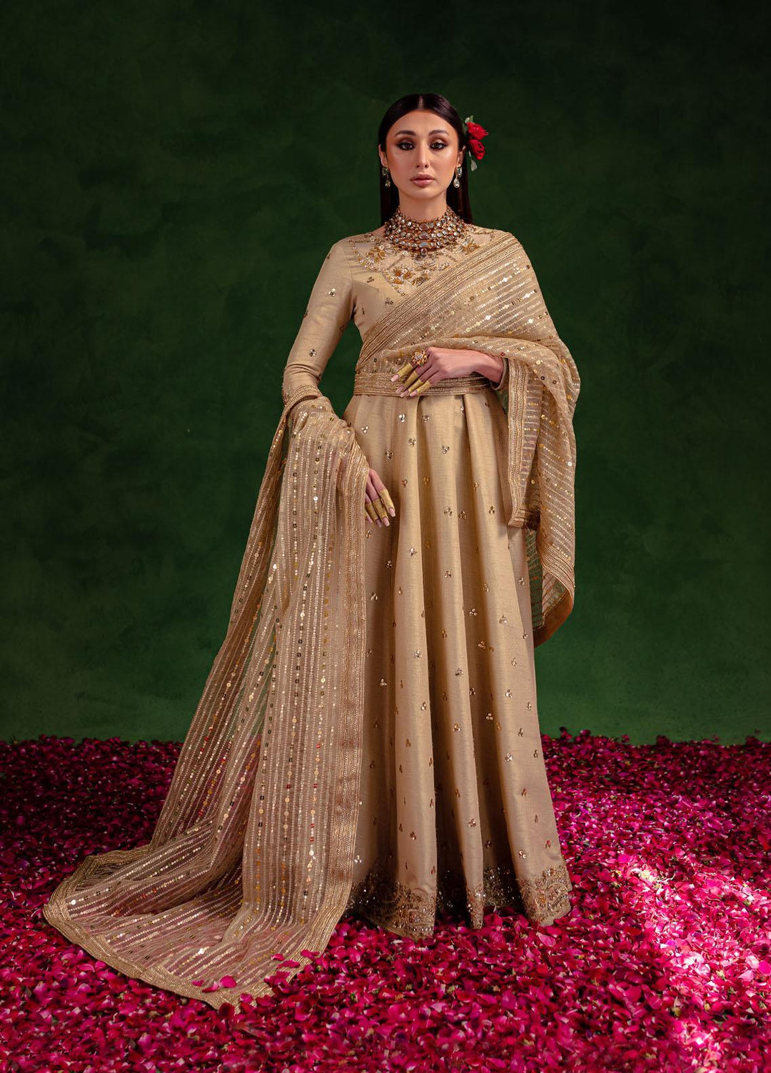 Maria Osama Khan Luxury Pret  Silk 3 Piece Dress MOK23SSF Rekhta