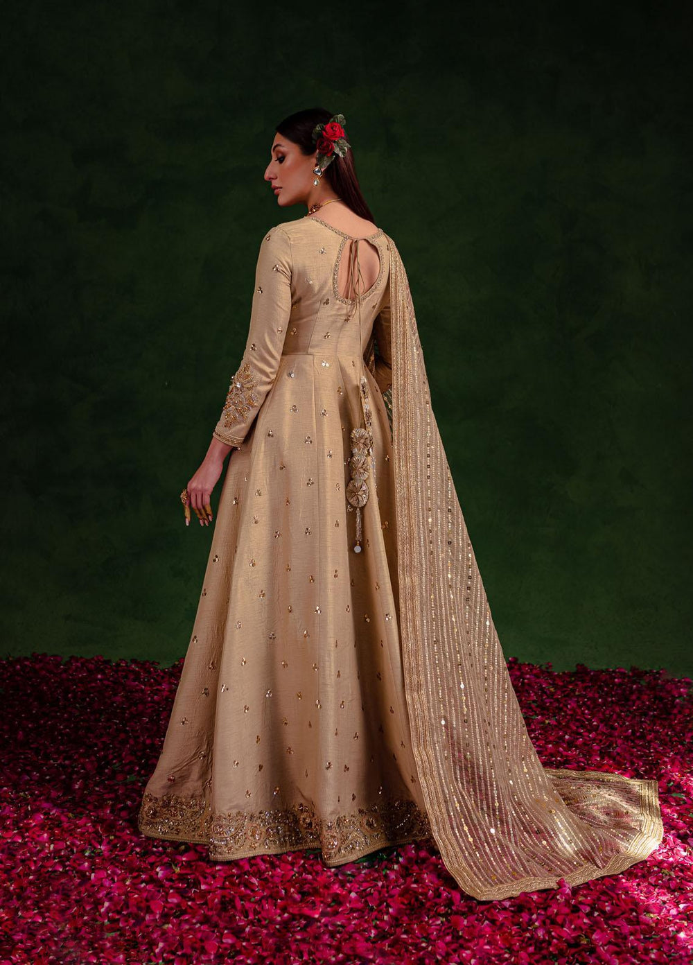 Maria Osama Khan Luxury Pret  Silk 3 Piece Dress MOK23SSF Rekhta