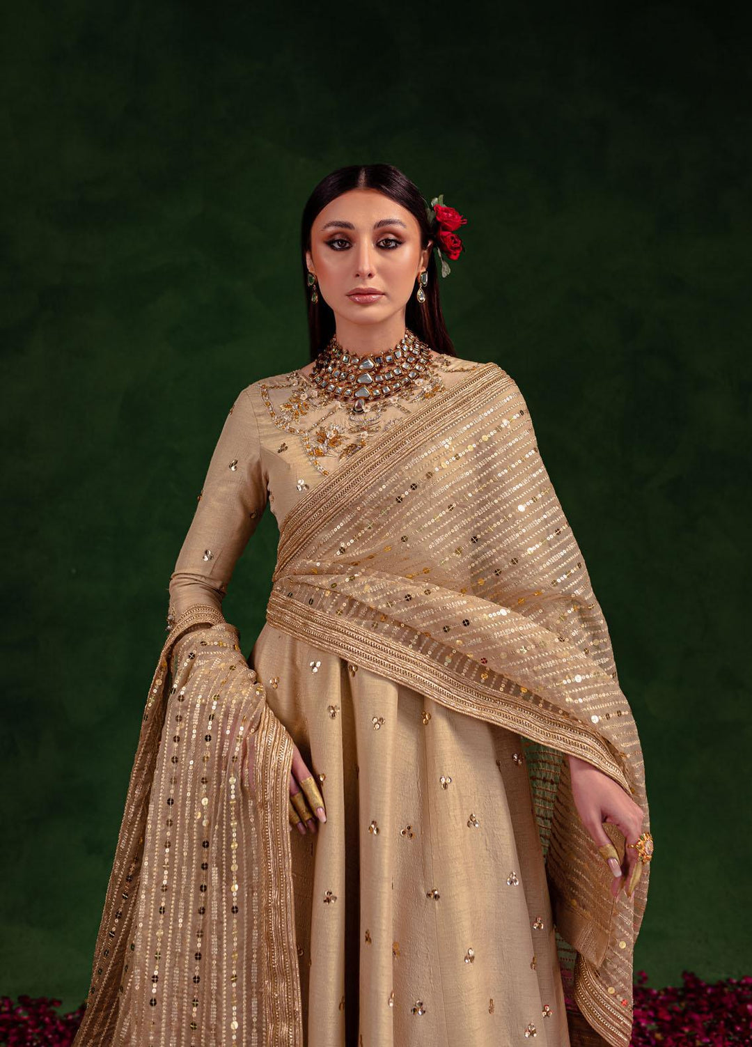 Maria Osama Khan Luxury Pret  Silk 3 Piece Dress MOK23SSF Rekhta