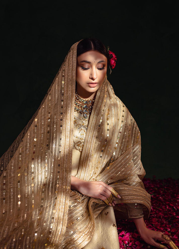 Maria Osama Khan Luxury Pret  Silk 3 Piece Dress MOK23SSF Rekhta