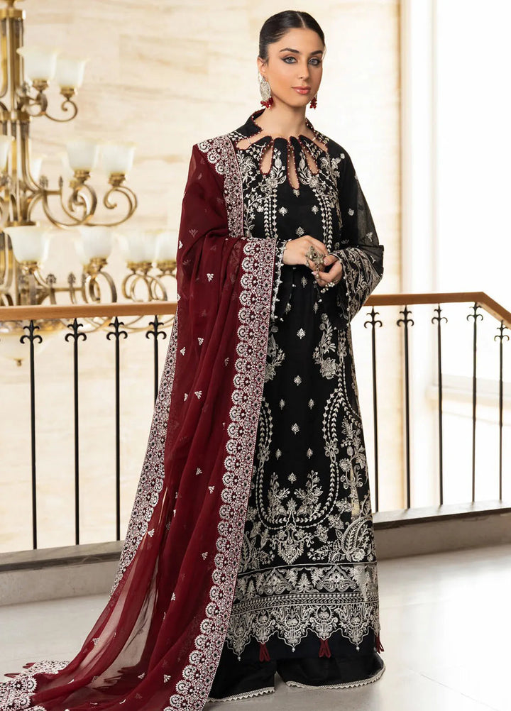 Samah By Aik Atelier Embroidered Lawn Suit Unstitched 3 Piece AIK24S Look-01 - Summer Collection