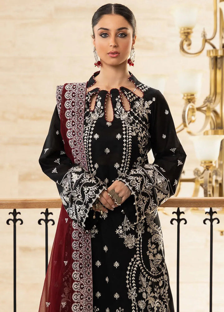 Samah By Aik Atelier Embroidered Lawn Suit Unstitched 3 Piece AIK24S Look-01 - Summer Collection