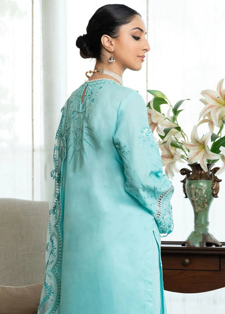 Samah By Aik Atelier Embroidered Lawn Suit Unstitched 3 Piece AIK24S Look-05 - Summer Collection