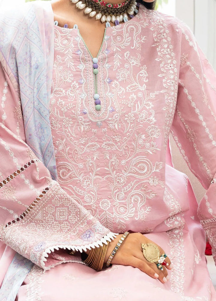 Samah By Aik Atelier Embroidered Lawn Suit Unstitched 3 Piece AIK24S Look-06 - Summer Collection
