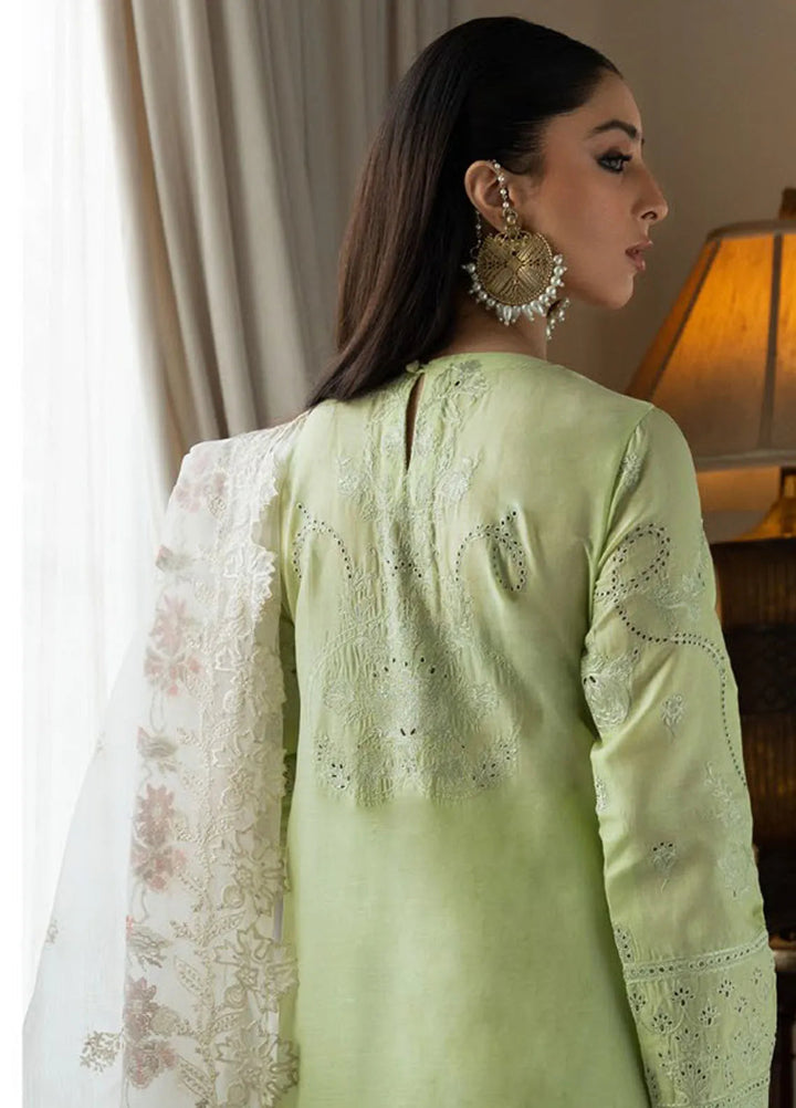 Samah By Aik Atelier Embroidered Lawn Suit Unstitched 3 Piece AIK24S Look-07 - Summer Collection
