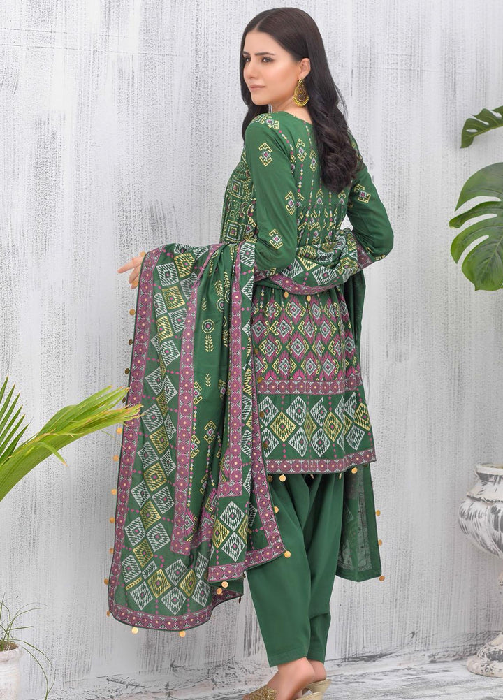 Samia by AB Textiles Printed Lawn Suits Unstitched 3 Piece AB21S SPLF-02 - Summer Collection