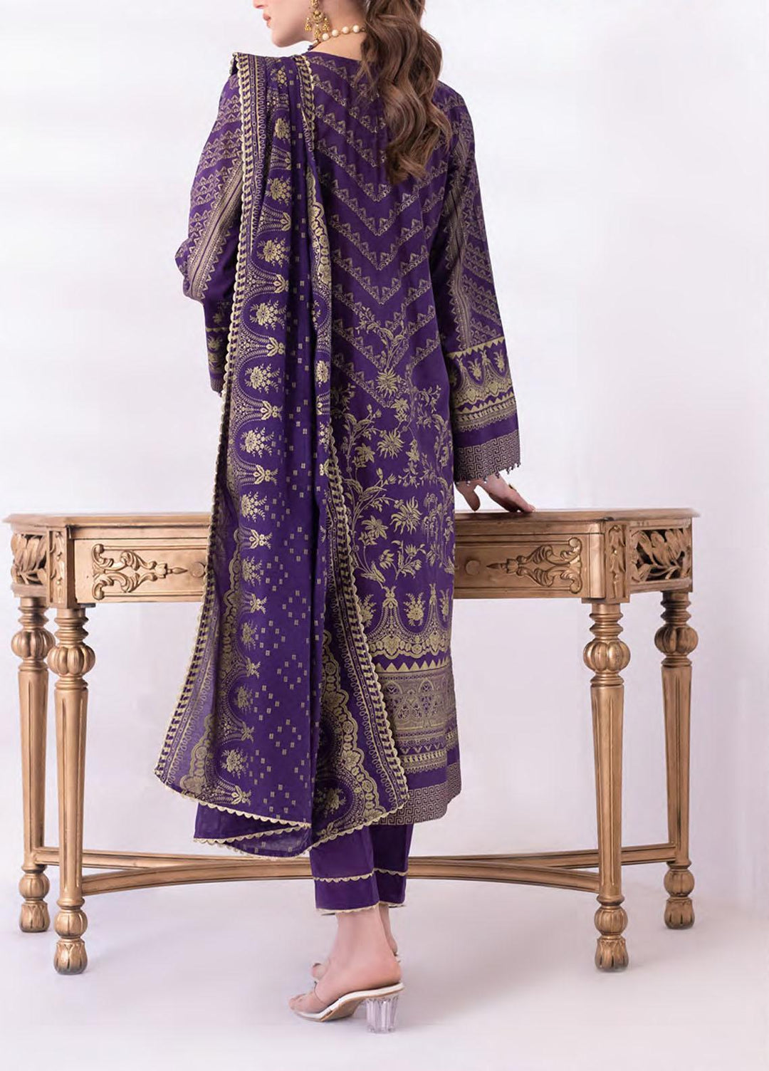 Sana & Sara By Salitex Printed Lawn Suits Unstitched 3 Piece ST22SS SS-00052AUT - Summer Collection