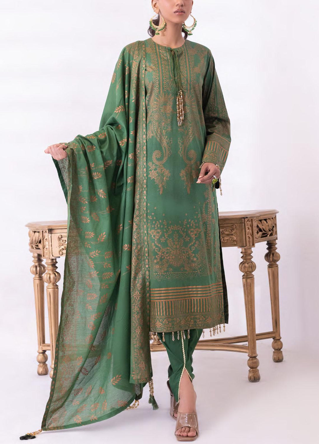 Sana & Sara By Salitex Printed Lawn Suits Unstitched 3 Piece ST22SS SS-00054AUT - Summer Collection