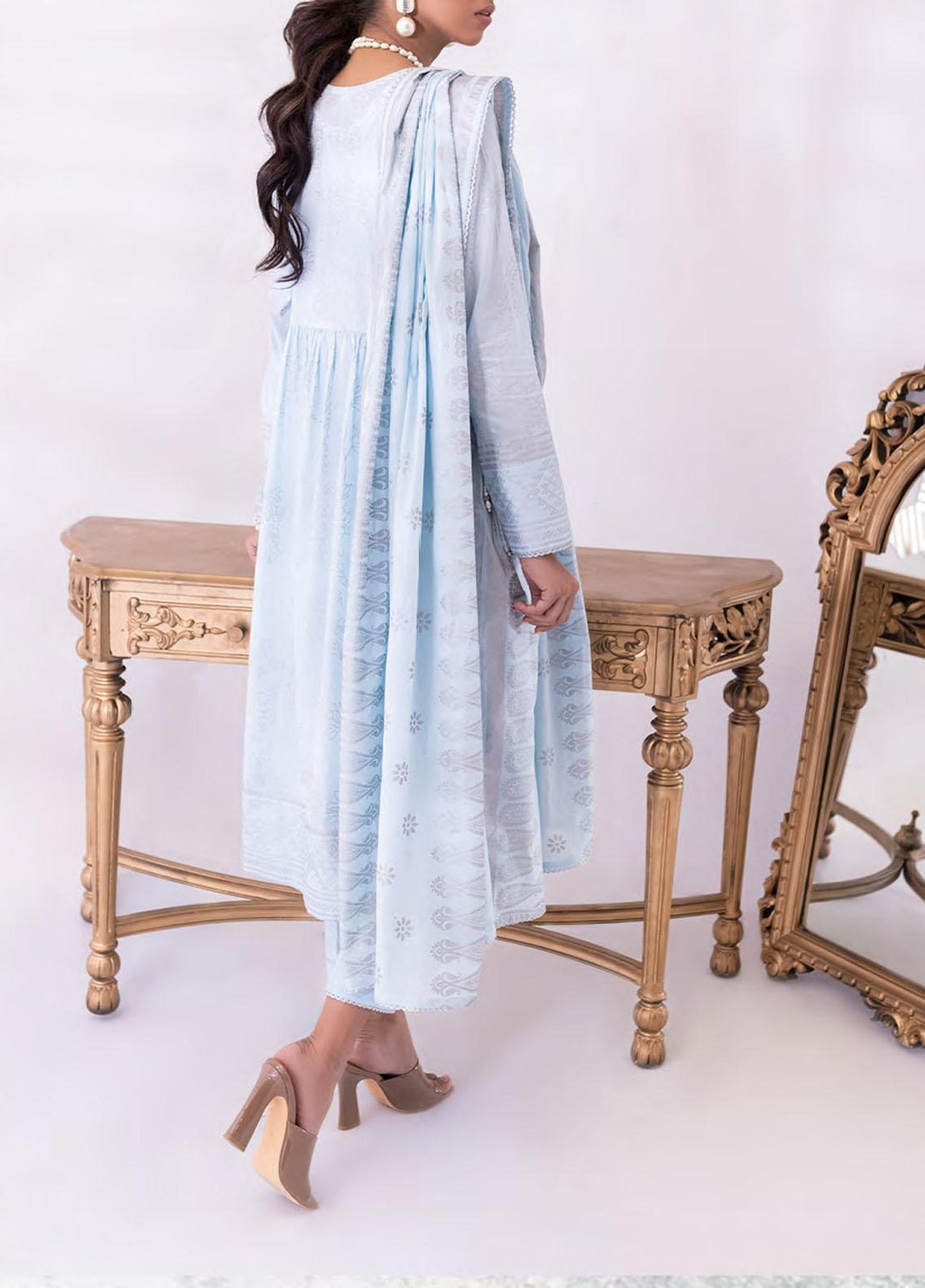 Sana & Sara By Salitex Printed Lawn Suits Unstitched 3 Piece ST22SS SS-00055BUT - Summer Collection