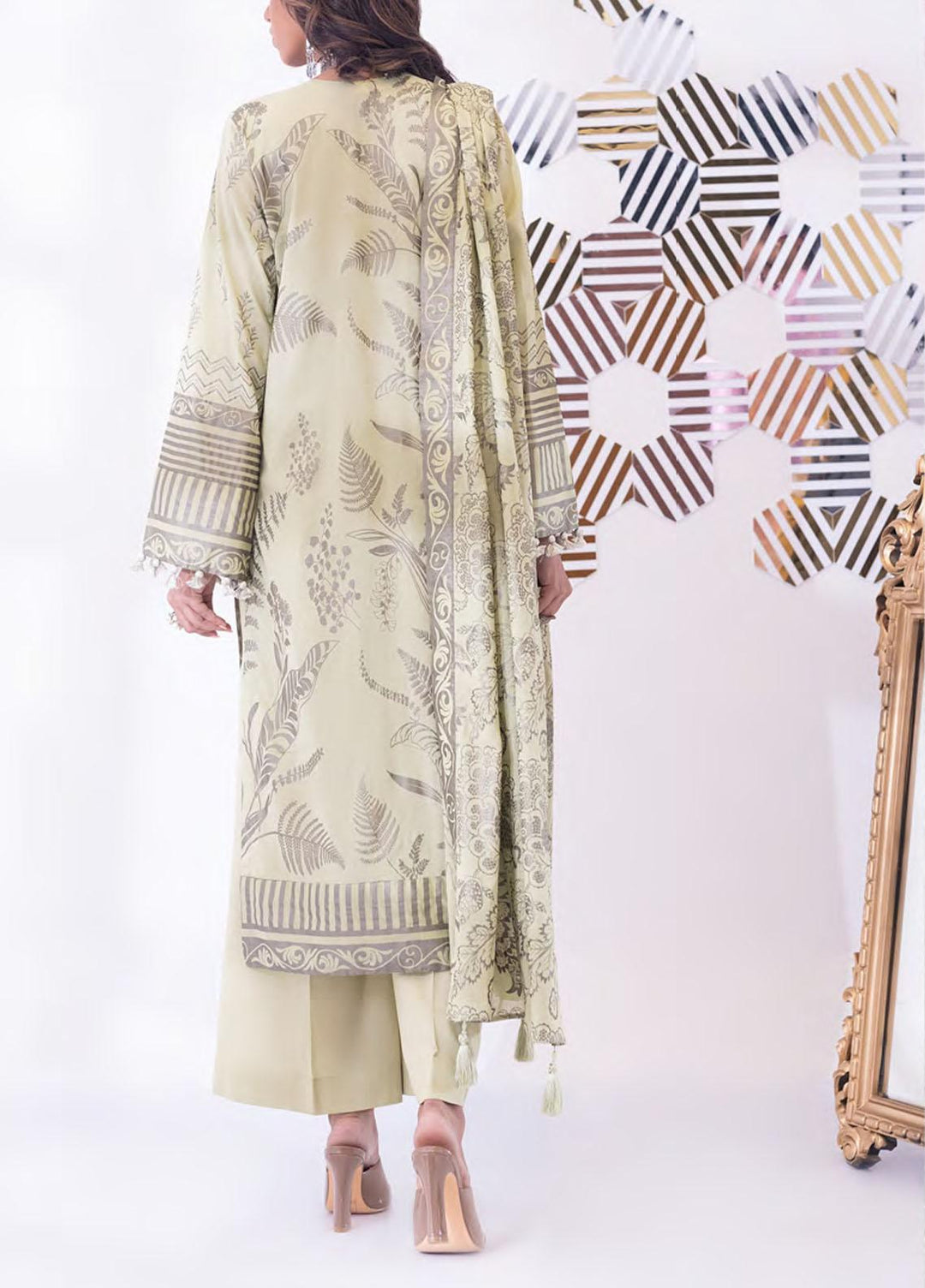 Sana & Sara By Salitex Printed Lawn Suits Unstitched 3 Piece ST22SS SS-00057BUT - Summer Collection