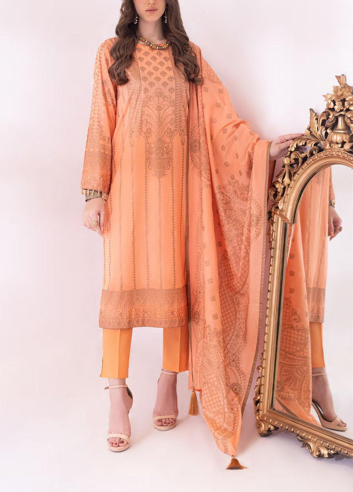 Sana & Sara By Salitex Printed Lawn Suits Unstitched 3 Piece ST22SS SS-00058AUT - Summer Collection